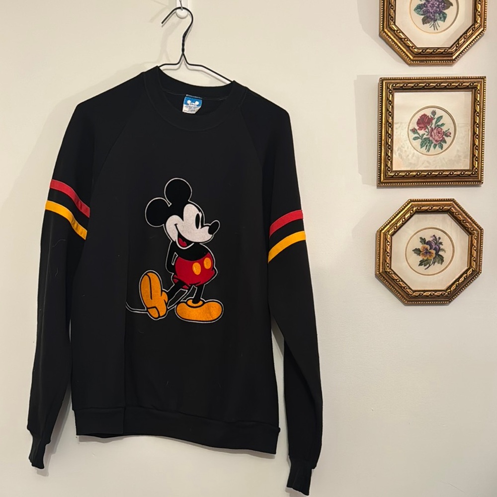 Vintage Disney Black Mickey Mouse Sweater